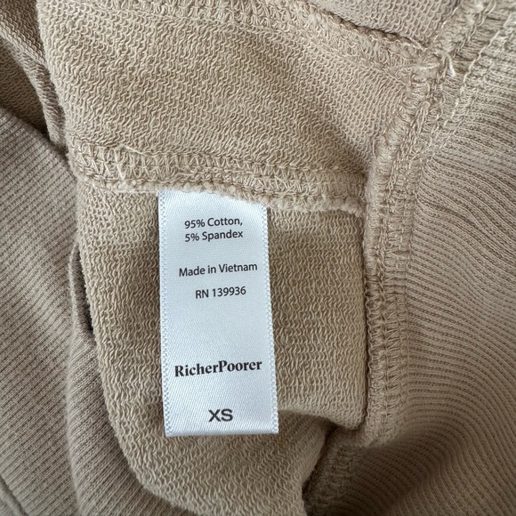 Richer Poorer Stretch Terry Mock Neck Sweatshirt - Picture 7 of 7